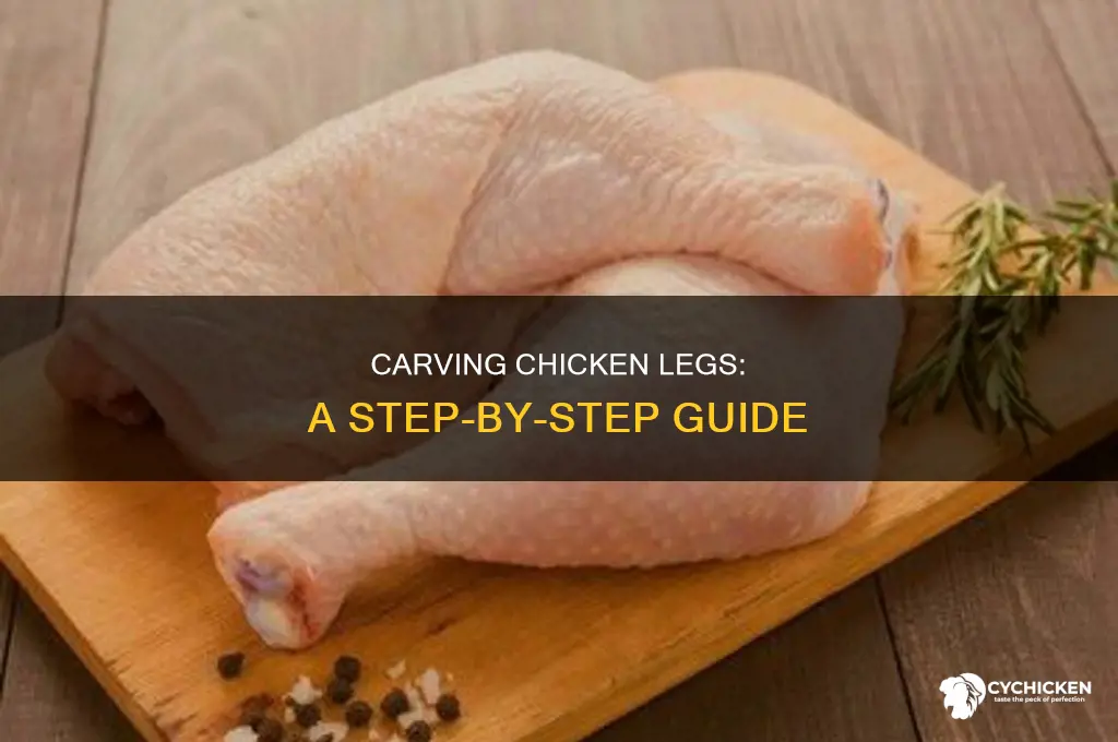 how to cut meat off a chicken leg