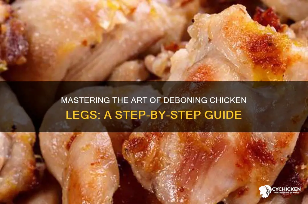 how to cut meat off chicken legs