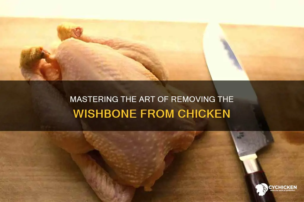 how to cut out wishbone on chicken