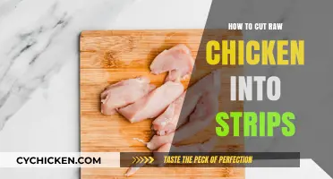 Mastering the Art of Cutting Raw Chicken into Perfect Strips