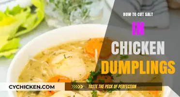 Reduce Sodium in Chicken Dumplings: Simple Tips for Healthier Cooking