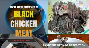 Black Chicken: Reducing the Gamey Taste