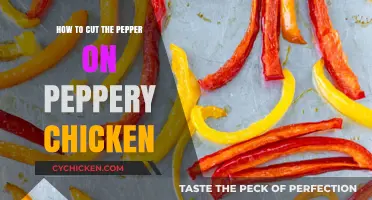 The Secret to Cutting Peppers for Peppery Chicken