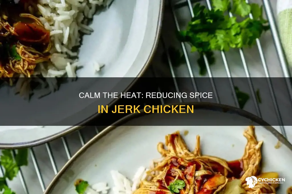 how to cut the spice in jerk chicken