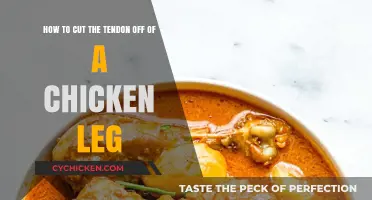 Cutting Chicken Tendon: Easy, Quick, and Safe Method