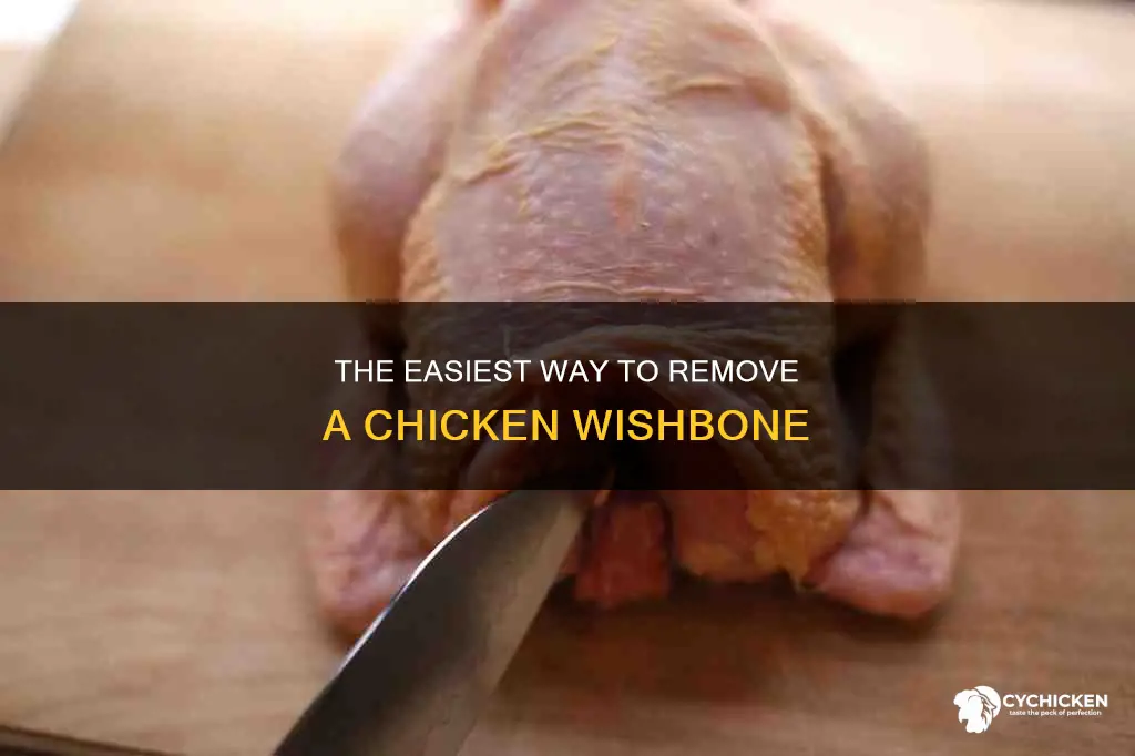 how to cut the wishbone out of a chicken