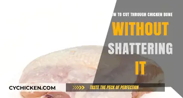 Cutting Chicken Bones: A Clean Slice, No Shatter