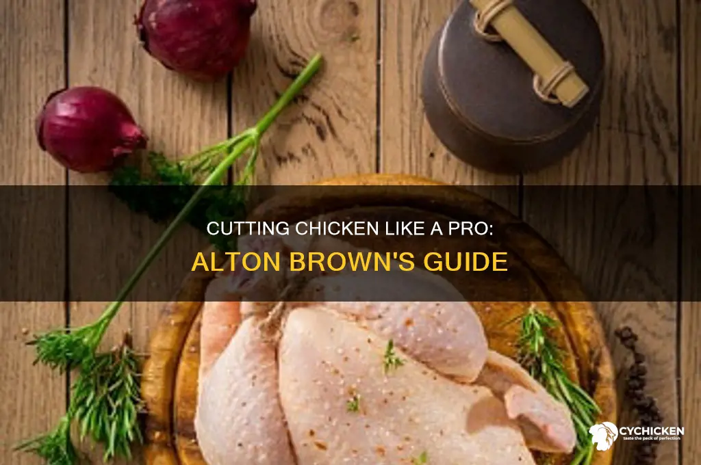 how to cut up a chicken alton brown