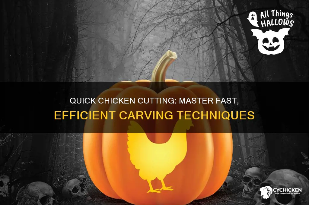 how to cut up a chicken fast