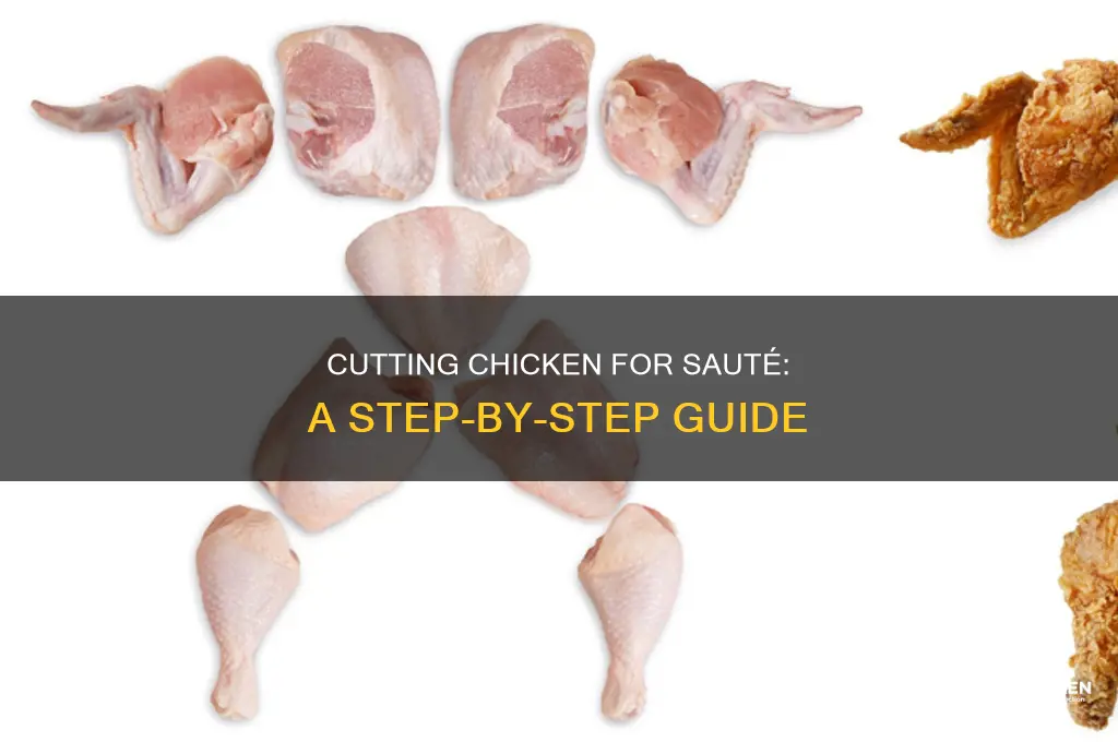 how to cut up a chicken for saute