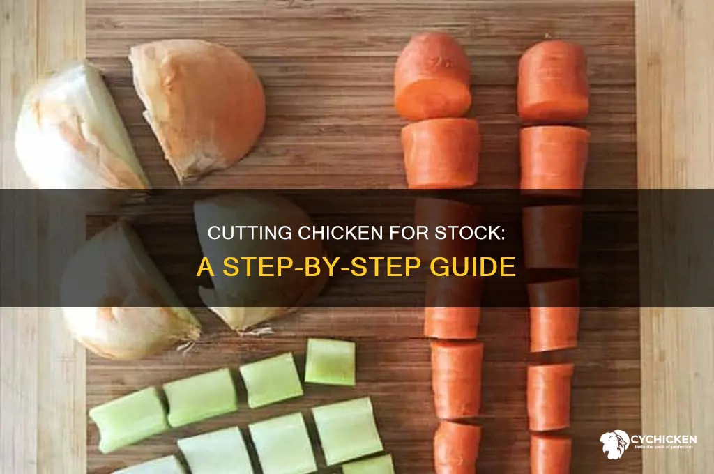 how to cut up a chicken for stock