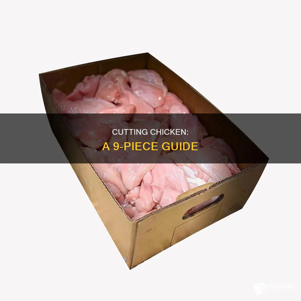 how to cut up a chicken in 9 pieces