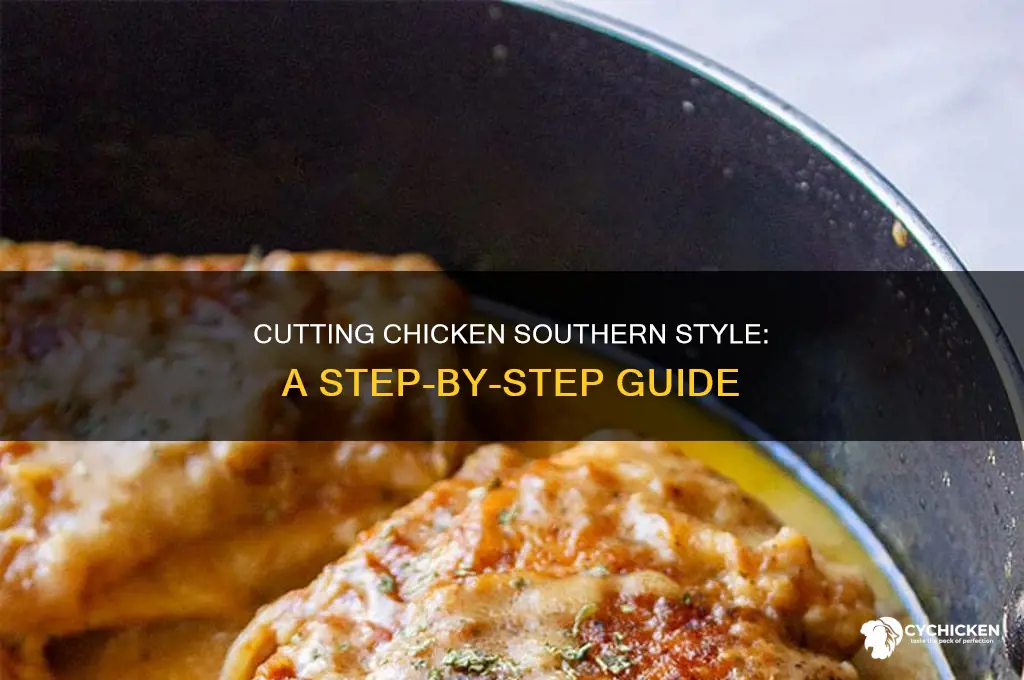 how to cut up a chicken southern style