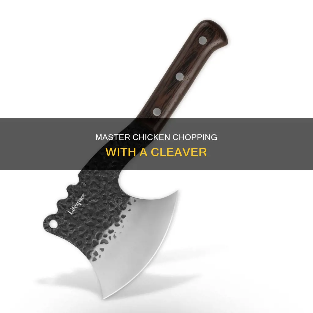 how to cut up a chicken with a cleaver