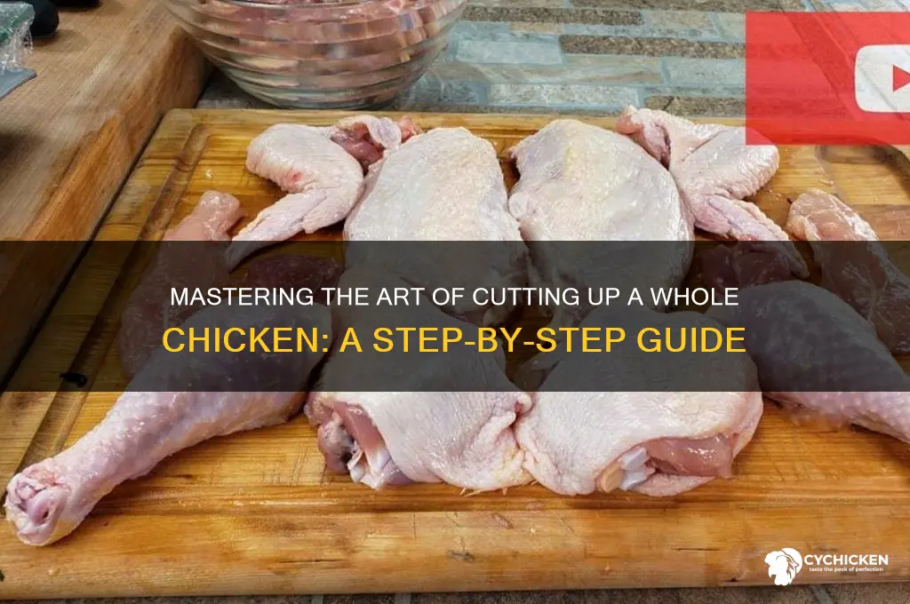 how to cut up a whoel chicke
