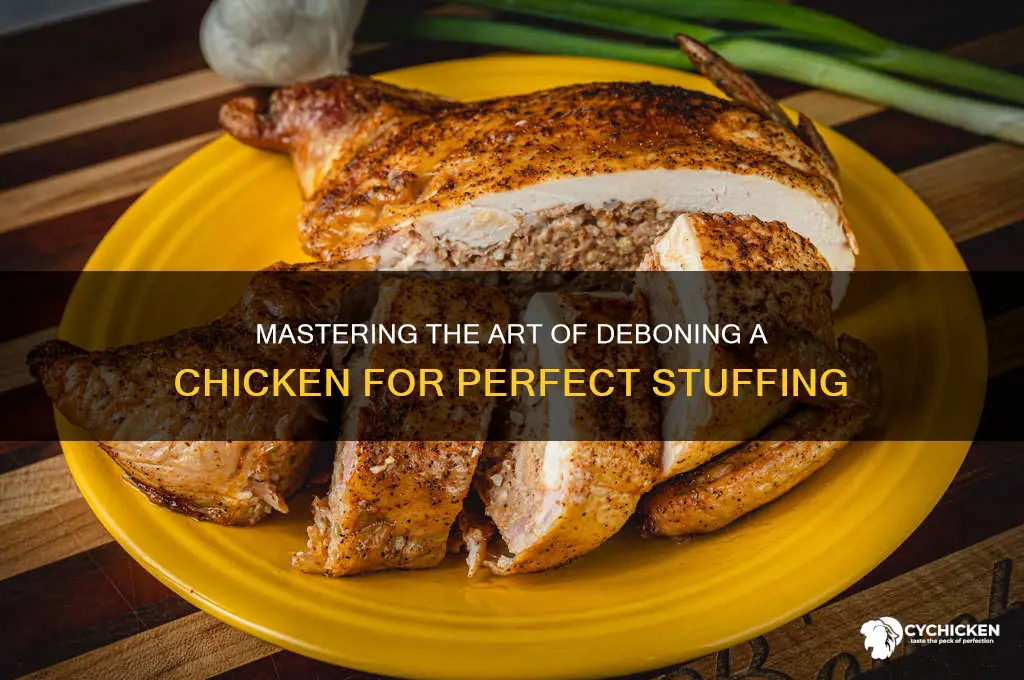 how to debone a chicken for stuffing