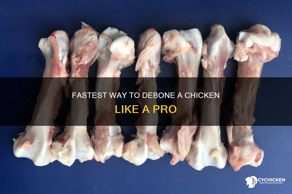 how to debone a chicken in 18 seconds