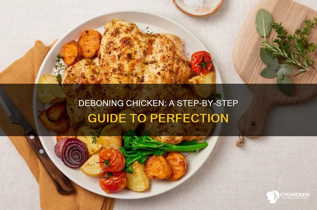 how to debone a chicken in one piece