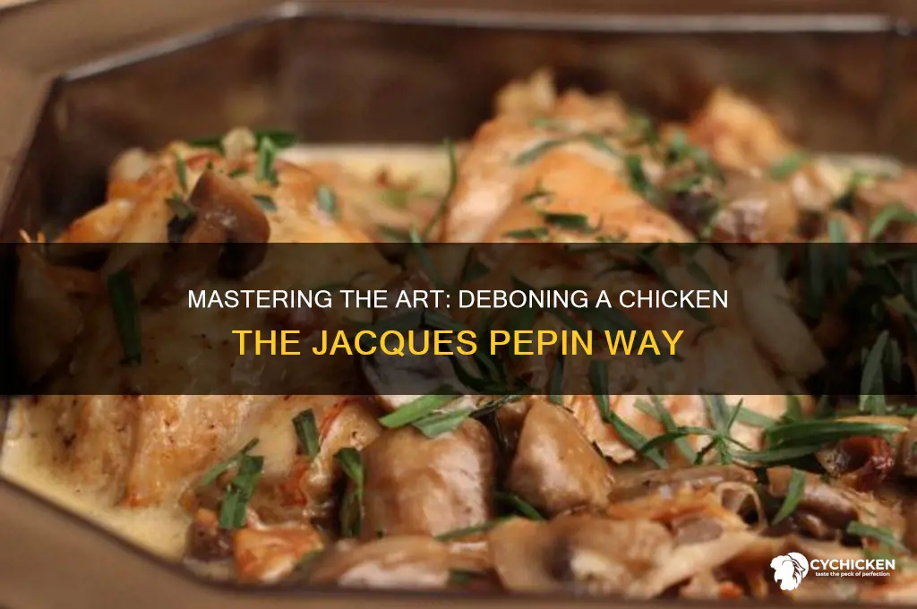 how to debone a chicken jacques pepin