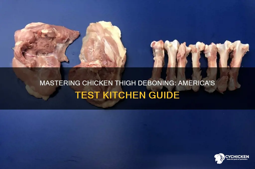 how to debone a chicken thigh america