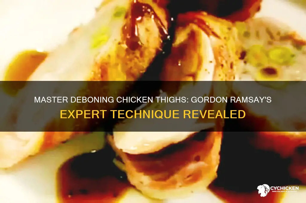 how to debone a chicken thigh gordon ramsay