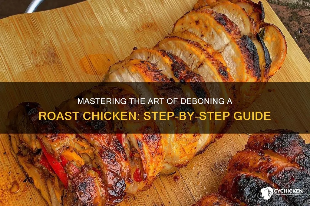how to debone a roast chicken