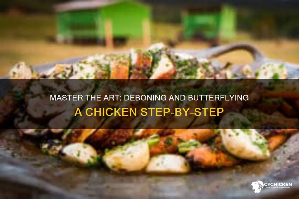 how to debone and butterfly a chicken