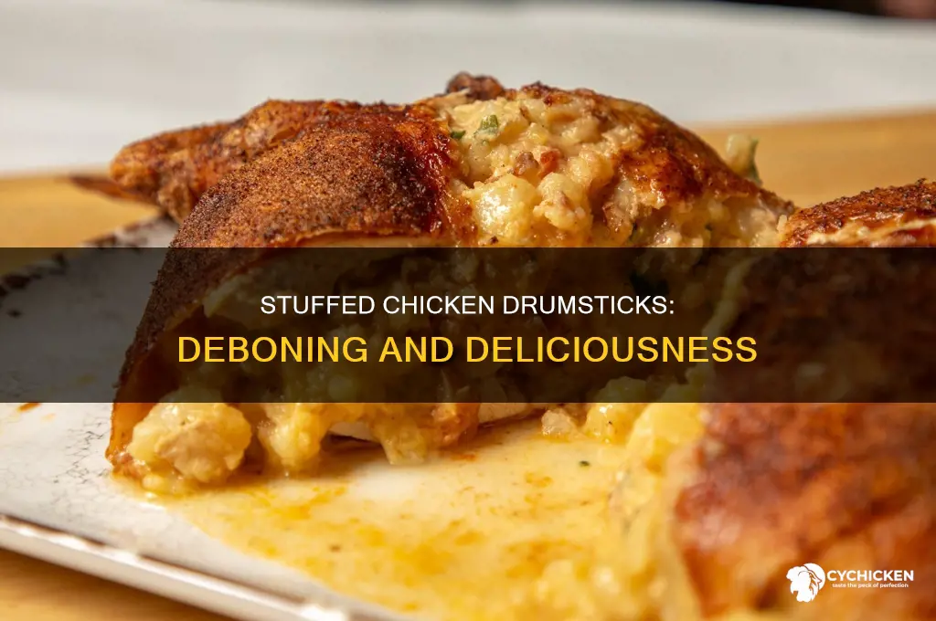 how to debone and stuff a chicken drumstick