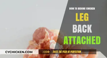 Mastering the Art of Deboning Chicken Leg with Back Attached