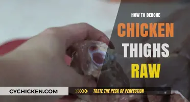 Mastering Raw Chicken Thigh Deboning: A Step-by-Step Guide