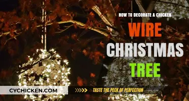 Creative Chicken Wire Christmas Tree Decoration Ideas