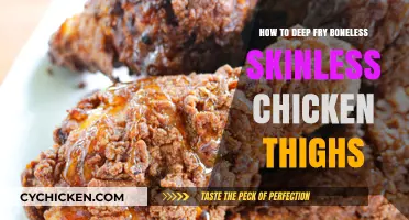 Perfectly Crispy Deep-Fried Boneless Chicken Thighs: A Step-by-Step Guide