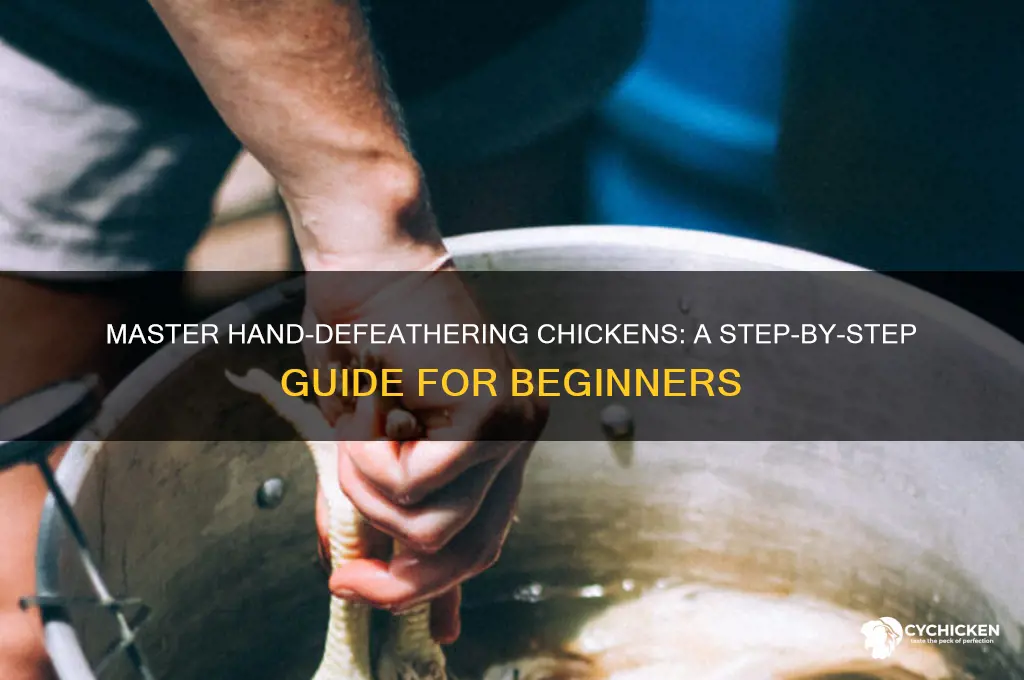 how to defeather a chicken by hand