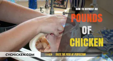 Efficiently Defrosting 40 Pounds of Chicken: A Step-by-Step Guide