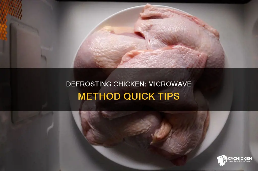 how to defrost a chicken in a microwave