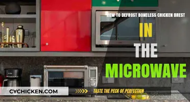 Defrosting Boneless Chicken Breasts: Microwave Method