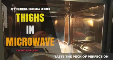 Quickly Defrost Boneless Chicken Thighs in Microwave: Easy Steps
