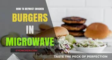 Quickly Defrost Chicken Burgers in Microwave: Easy Step-by-Step Guide