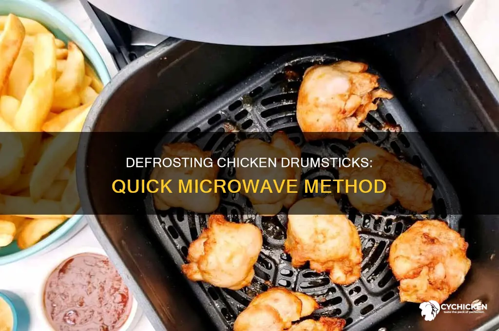 how to defrost chicken drumsticks in the microwave