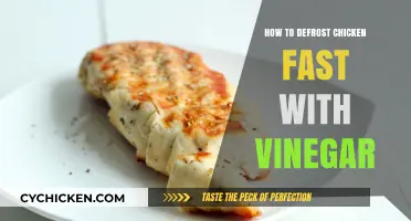 Quick Chicken Defrosting Hack: Vinegar Method for Fast Results