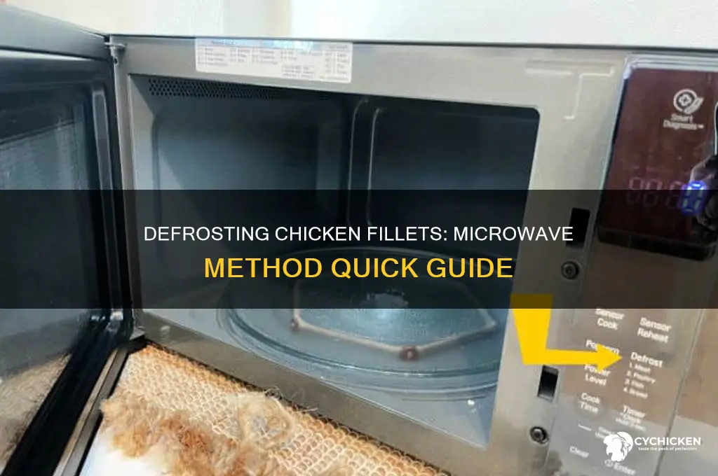 how to defrost chicken fillets in a microwave