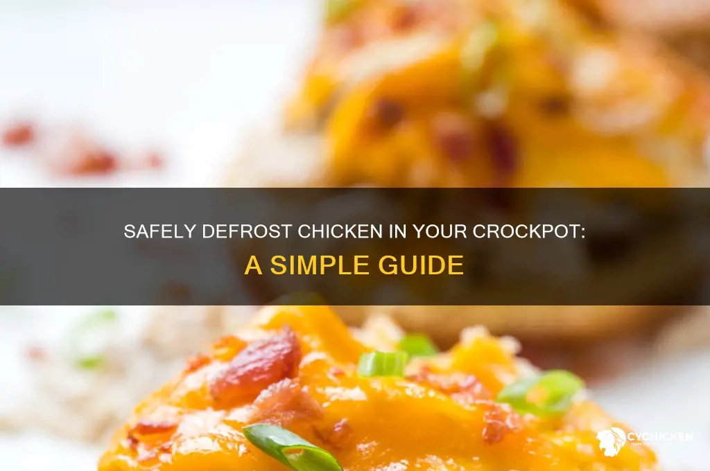how to defrost chicken in a crockpot
