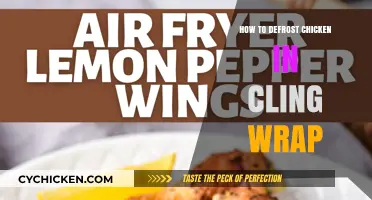 Quick and Safe: Defrosting Chicken in Cling Wrap Made Easy