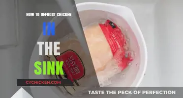Quick Sink Thaw: Safely Defrosting Chicken in Minutes