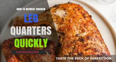 Quickly Defrost Chicken Leg Quarters: Safe and Efficient Methods