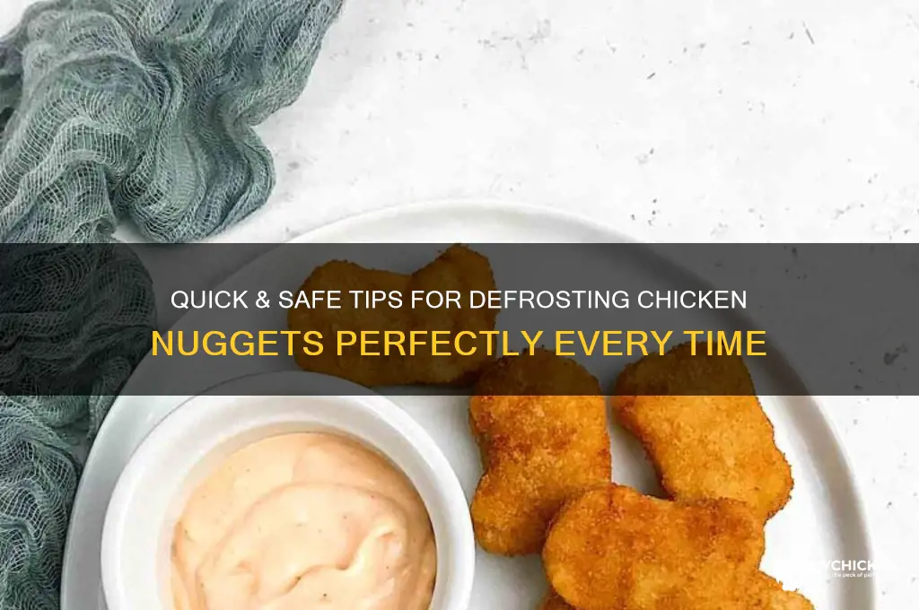 how to defrost chicken nuggets