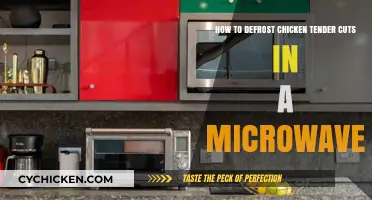 Defrosting Chicken Tender Cuts: Microwave Method