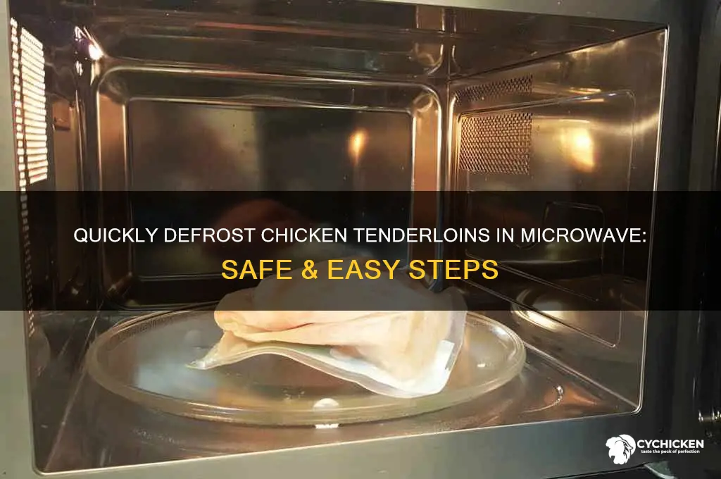 how to defrost chicken tenderloins in microwave
