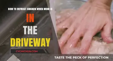 Defrost Chicken Quickly: Mom's in the Driveway!
