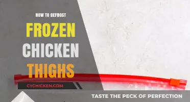 Quick & Safe Methods to Defrost Frozen Chicken Thighs